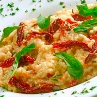 Risotto de Bacalhau e Tomate Seco